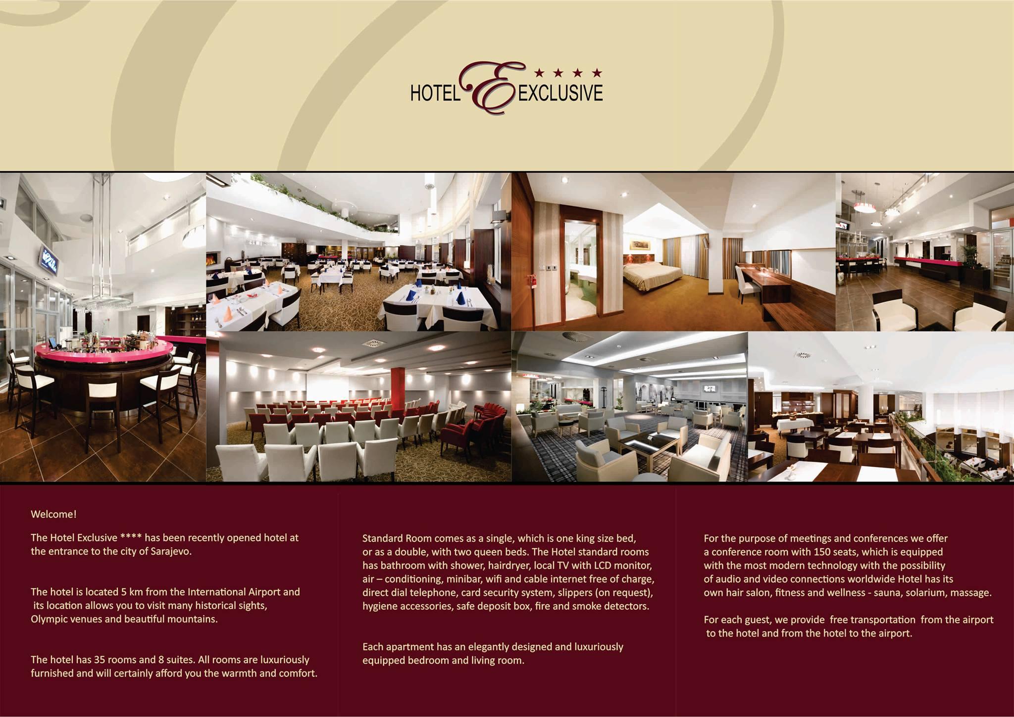 Hotel Exclusive Saraievo Exterior foto